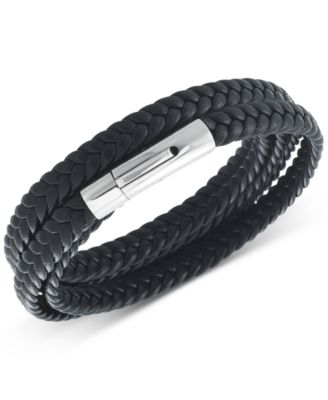 LEGACY for MEN by Simone I. Smith - Wrap Bracelet in Stainless Steel