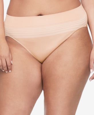 Warner's - No Pinches No Problems Striped Hi Cut Brief RT5501P