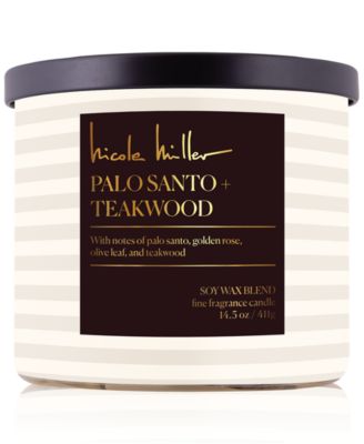 Nicole Miller - Palo Santo & Teakwood Candle, 14.5 oz.