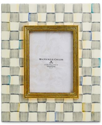 MacKenzie-Childs - Sterling Check Picture Frame, 5" x 7"
