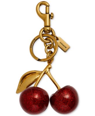 COACH - Gold-Tone Red Cherry Bag Charm