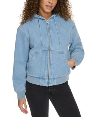 Levi's - Women's Relaxed Workwear Hooded Bomber Jacket