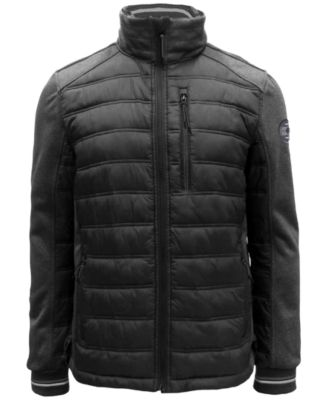 Point Zero - Men's Textured Stowable-Hood Jacket