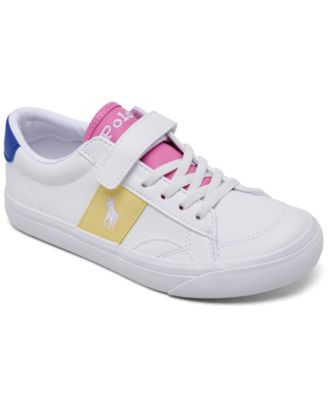 Polo Ralph Lauren - Girls Ryley Fastening Strap Casual Sneakers from Finish Line