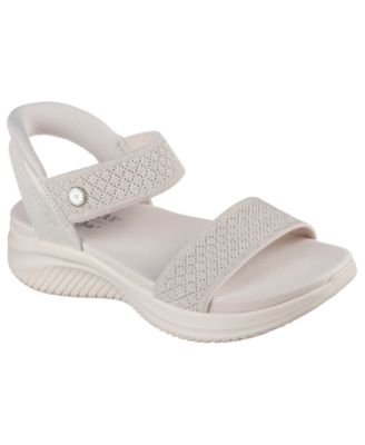 Skechers - x Martha Stewart Hands Free Slip-ins Cali: Ultra Flex 3.0 - Shine On Us Wedge Sandals from Finish Line