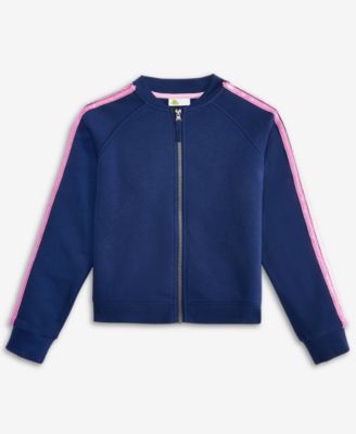 Epic Threads - Little & Big Girls Sequin Striped Bomber Jacket