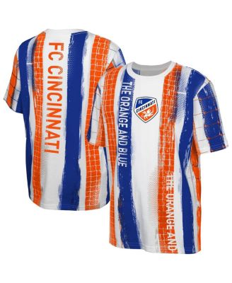 Outerstuff - Big Boys and Girls White FC Cincinnati High Stepping T-Shirt