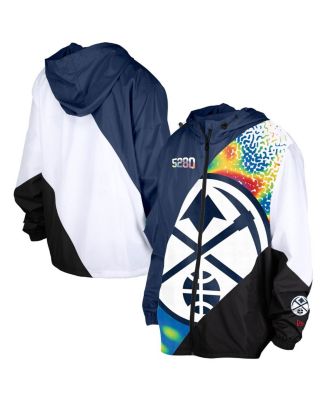 New Era - Men's Navy Denver Nuggets 2024/25 City Edition Full-Zip Windbreaker Jacket