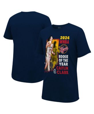 Stadium Essentials - Men's and Women's Caitlin Clark Navy Indiana Fever 2024 WNBA Rookie of the Year T-Shirt