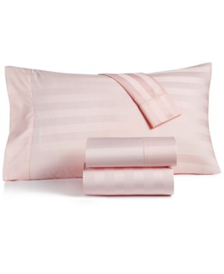 Charter Club - Stripe Cotton 550-Thread Count 3-Pc. Twin XL Sheet Set