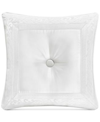 J Queen New York - Bianco Tufted 20" Square Decorative Pillow
