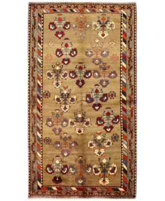 Bashian - Kashkayi 627792 Beige 5'3" x 9'7" Area Rug