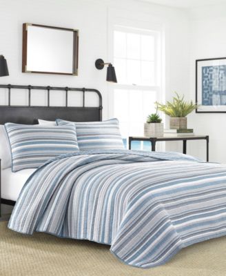 Nautica - Jettison Grey Quilt Set, King