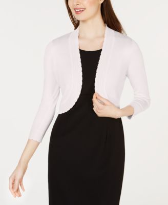 Jessica Howard - Open-Front Cropped Cardigan