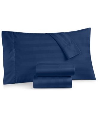 Charter Club - Stripe Cotton 550-Thread Count 3-Pc. Twin Sheet Set