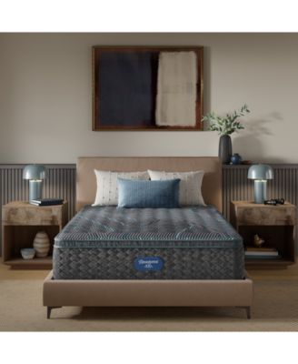 Beautyrest - Level Two 14.75" Medium Firm Pillow Top Mattress Set - Twin XL