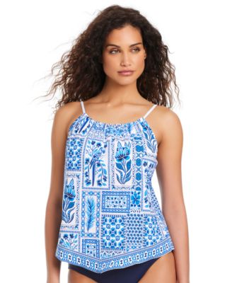 Beyond Control - Women's Sea Life High-Neck Tankini Top