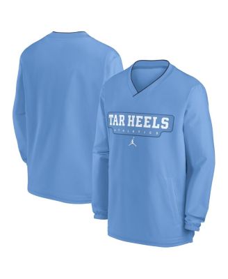 Jordan - Men's Carolina Blue North Carolina Tar Heels 2024 Sideline Pullover Wind shirt