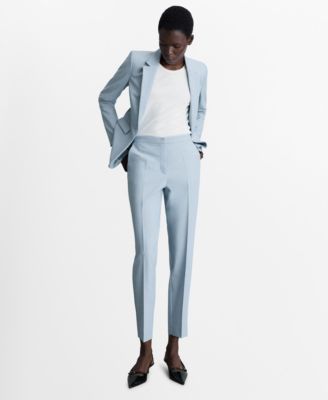 MANGO - Women's Straight Suit Trousers