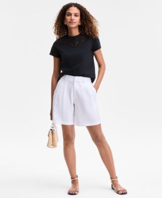 I.N.C. International Concepts - Women's High-Rise Bermuda Shorts