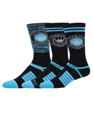 Strideline - Men's Charlotte FC Premium 3-Pack Knit Crew Socks Set