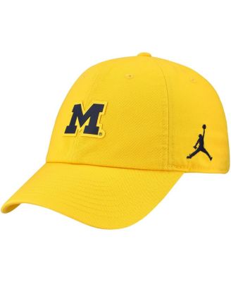 Jordan - Men's Maize Michigan Wolverines Club Swoosh Performance Adjustable Hat