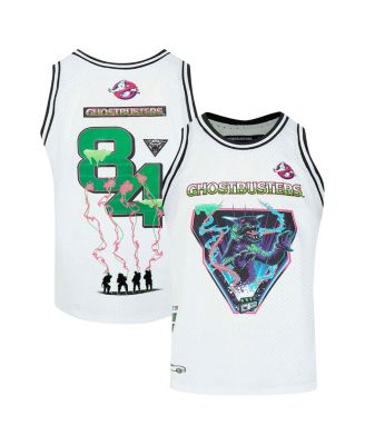 Freeze Max - Men's White Ghostbusters The Team Basketball Jersey