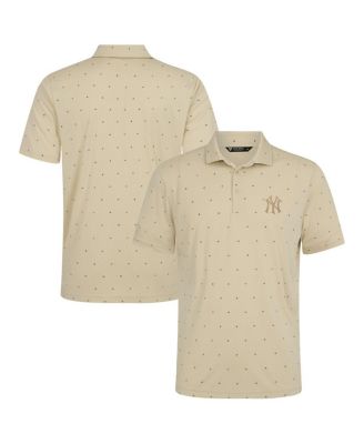 LevelWear - Men's&nbsp;Cream New York Yankees Vision Polo Shirt