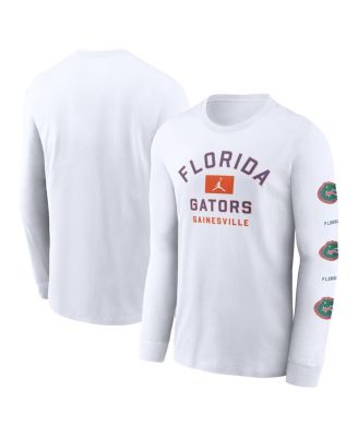 Jordan - Men's White Florida Gators Primetime Classic Location Long Sleeve T-Shirt