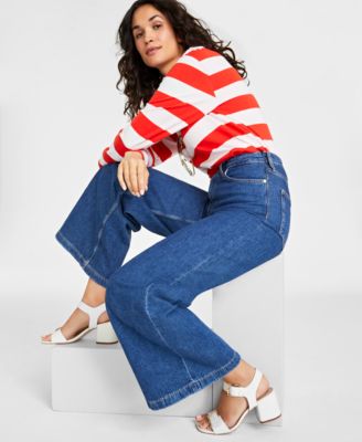 On 34th - Women's High Rise Wide-Leg Jeans