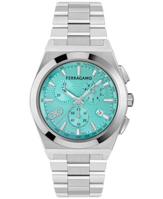 Ferragamo - Men's Swiss Chronograph Vega Stainless Steel Bracelet Watch 42mm