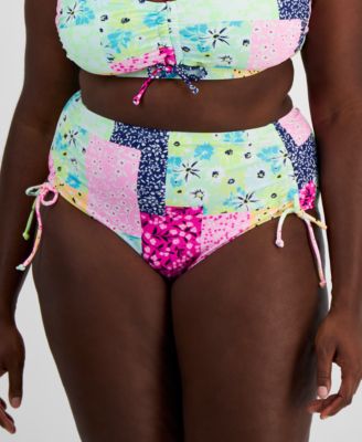 Salt + Cove - Plus Size Patchwork Bikini Bottoms