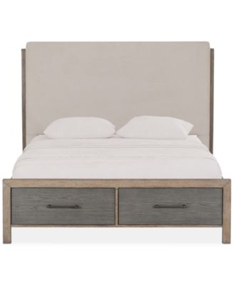 Furniture - Portmore California King Upholstered Storage Bed, Created for Macy's
