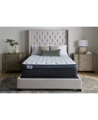 Charter Club by Sealy - 14.5" Mystic Bay Medium Euro Top Mattress Set - Queen