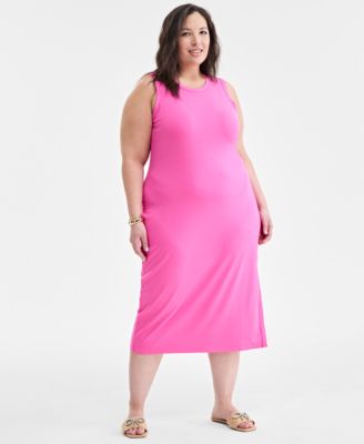 On 34th - Trendy Plus Size Tank Midi Dress