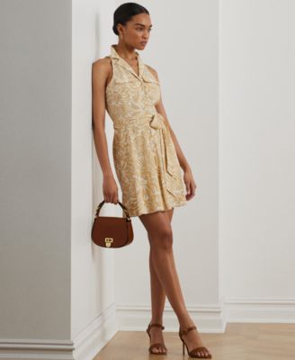 Lauren Ralph Lauren - Women's Floral Crepe Sleeveless Shirtdress