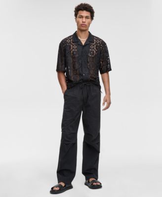 Mode of One - Men's Regular-Fit Stretch Ripstop Parachute Pants