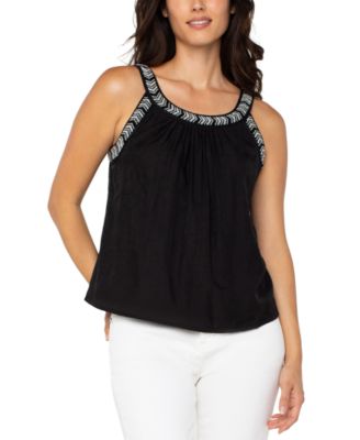 Liverpool Los Angeles - Women's Sleeveless Beaded Tank Top