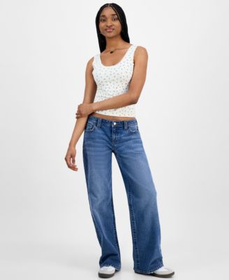 Celebrity Pink - Juniors' Low-Rise Baggy Jeans