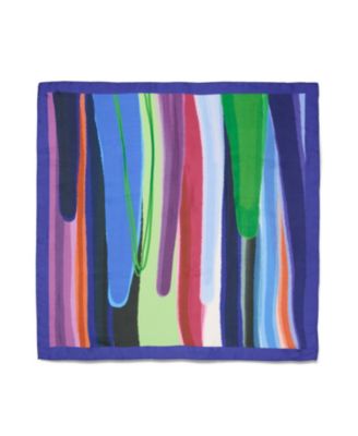 Steve Madden - Another Line Watercolor Pattern Satin Square Scarf