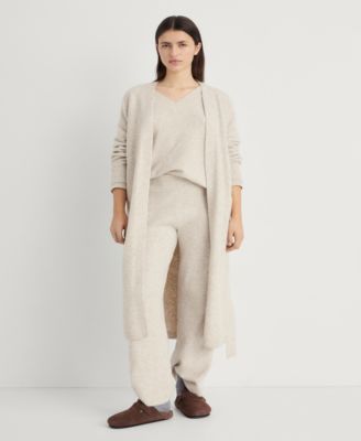 MANGO - Women's Long Knitted Cardigan