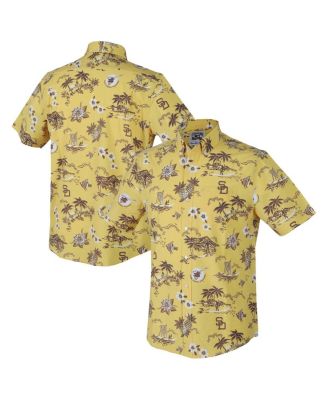 Reyn Spooner - Men's Yellow San Diego Padres Kekai Button-Down Shirt