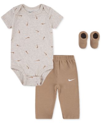 Nike - Baby Bodysuit, Waffle Pants & Socks, 3 Piece Set