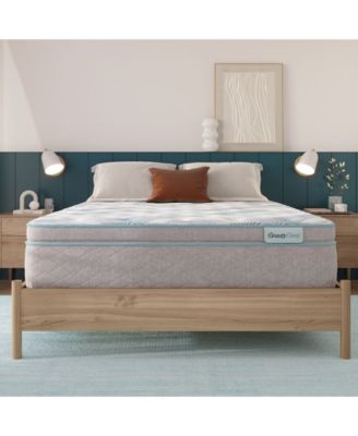 Beautyrest - Bashful Lullaby 14.25" Ultra Plush Pillow Top Mattress Set - Queen