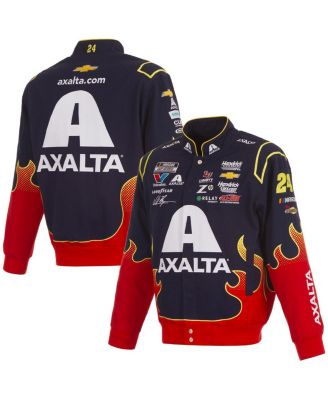 JH Design - Men's Navy/Red William Byron Axalta Full-Snap Twill Uniform Jacket