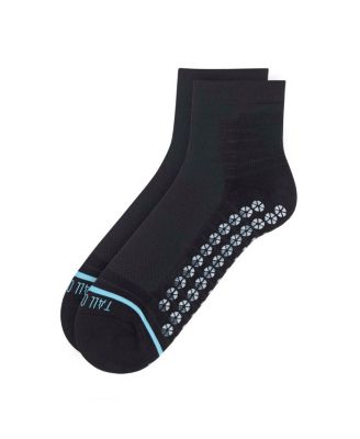 Tall Order - Men's All Sport Performance Quarter Crew Gripper Socks
