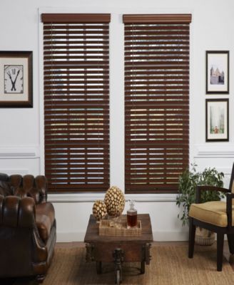 The Cordless Collection - 2 in. Cordless Faux Wood Venetian Blind, 45.5x64