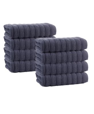 Depera Home - Enchante Home Vague 8-Pc. Hand Towels Turkish Cotton Towel Set