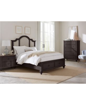 Furniture - Mandeville 3pc Bedroom Set (Upholstered California King Storage Bed + Drawer Chest + 2-Drawer Nightstand)