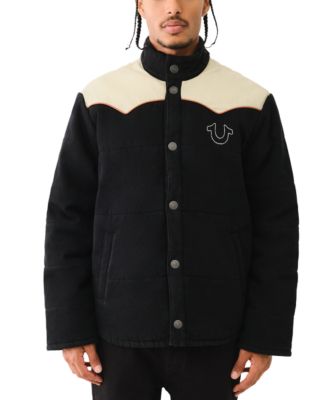 True Religion - Men's Western Style Snap Front Jacket